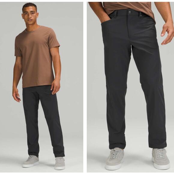 LULULEMON ABC Pant Classic 28" *Warpstreme Obsidian Sz 40 $128 {L13} - Picture 1 of 5